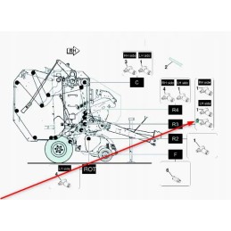 Kb8873347 ball connector m8 m6