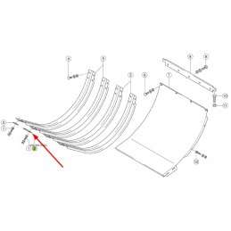 832356 0 scraper hatch strip 30 x 8 x 100