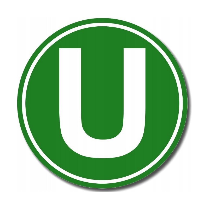 Sticker truck adr letter u natural environment 16cm