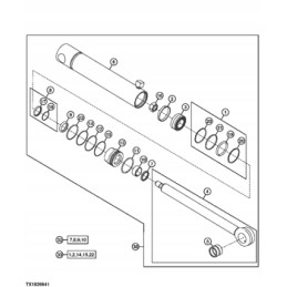 John Deere 9300 support ring