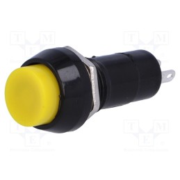 2 pcs x - PS11BYL - Switch: push-button, Pos: 2, SPST-NO, 1A/250VAC, OFF-(ON), Ø12mm