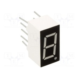 1 pcs x OPTOSUPPLY - OSL10361-LRA - Display: LED, 7-segment, 9.2mm, 0.36', No.char: 1, red, 100mcd