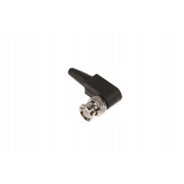 BNC plug, angled BNC plug with cable cover