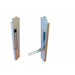 H600 aluminum side vertical lock, plz handles