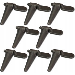 8x complete trailer side hinge, diameter 11