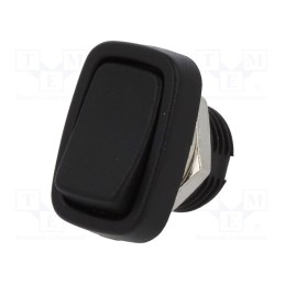 1 pcs x SCI - R13-213A-03 - ROCKER, SPST, Pos: 2, ON-OFF, 3A/250VAC, black, none, 50mΩ