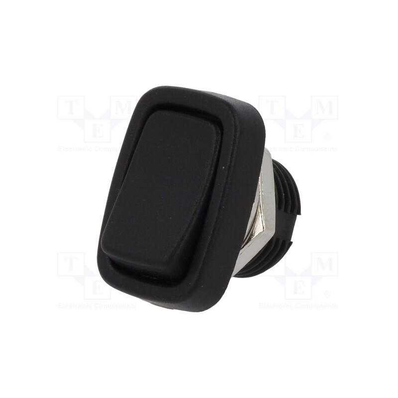 1 pcs x SCI - R13-213A-03 - ROCKER, SPST, Pos: 2, ON-OFF, 3A/250VAC, black, none, 50mΩ