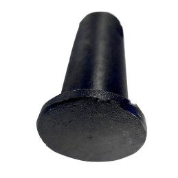 Pins of the wheel roller of the scythe baler control lever