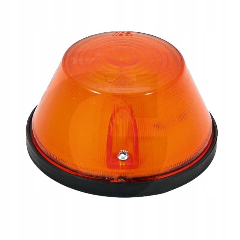 The side indicator light turned orange