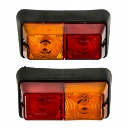 Rear side lamps left right pair t 25 plastic