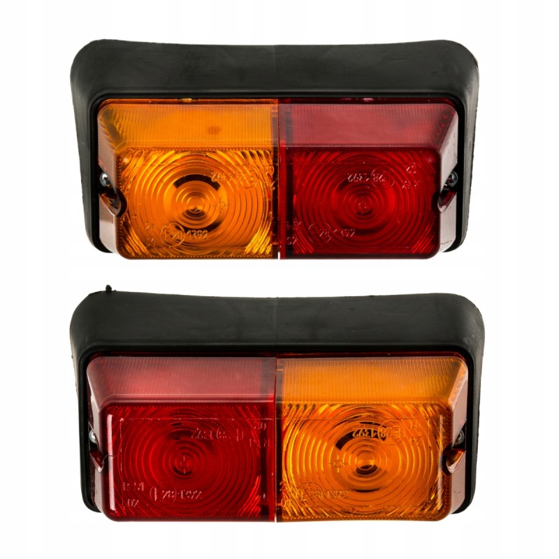 Rear side lamps left right pair t 25 plastic