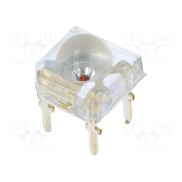 1 pcs x OPTOSUPPLY - OS6YKAZ281P - LED Super Flux, oval, 7.62x7.62mm, amber, 4200÷5800mcd, 80°, 80mA