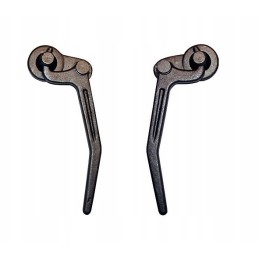 Paper clip lock for the side of the dump truck