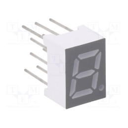 1 pcs x FORYARD - FYS-2811BUHR-21 - Display: LED, 7-segment, 7mm, 0.28', No.char: 1, red, 30÷60mcd, anode
