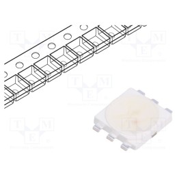 1 pcs x ProLight Opto - PP6N-TFFE-D60 - Power LED, RGB, 120°, 20mA, λd: 455÷475nm,515÷535nm,613.5÷631nm