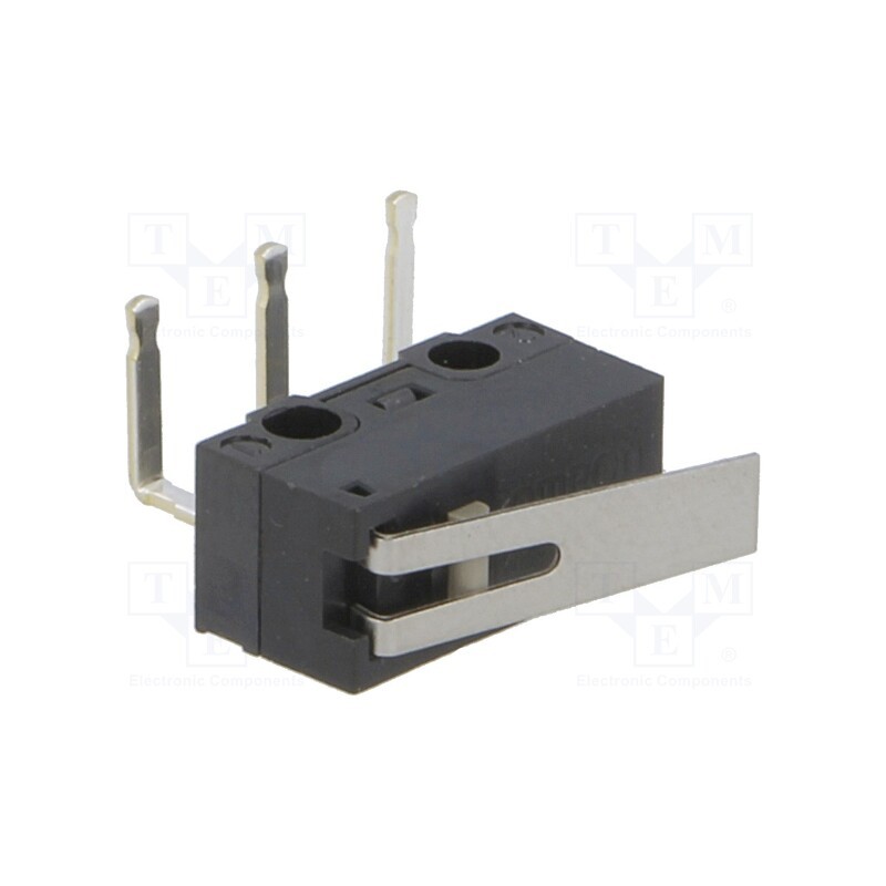 1 pcs x OMRON OCB - D2F-01FL-A - Microswitch SNAP ACTION, 1A/125VAC, 0.1A/30VDC, with lever, SPDT