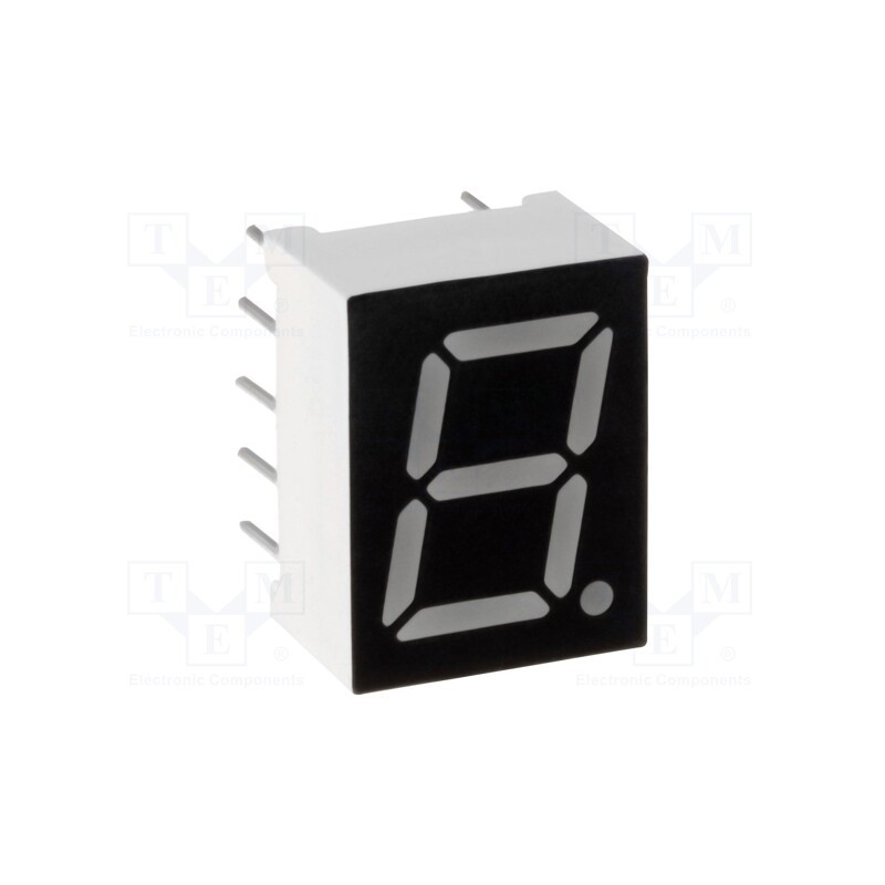 1 pcs x OPTO Plus LED - OPD-S4030LB-BW - Display: LED, 7-segment, 10.16mm, 0.4', No.char: 1, blue, 60mcd