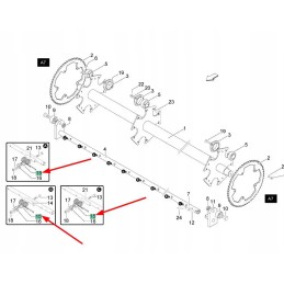 B127804 pick-up spring finger