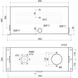 Hydraulic oil tank 45l, hydrolider accessories