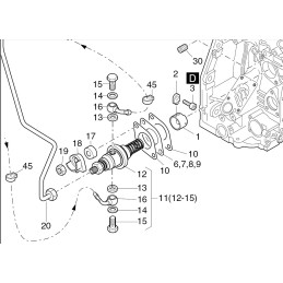 Hatz 1d41 1d50 1d81 pump seal 0 3 04102300