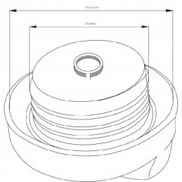 Fendt g411201060110 fuel filler cap