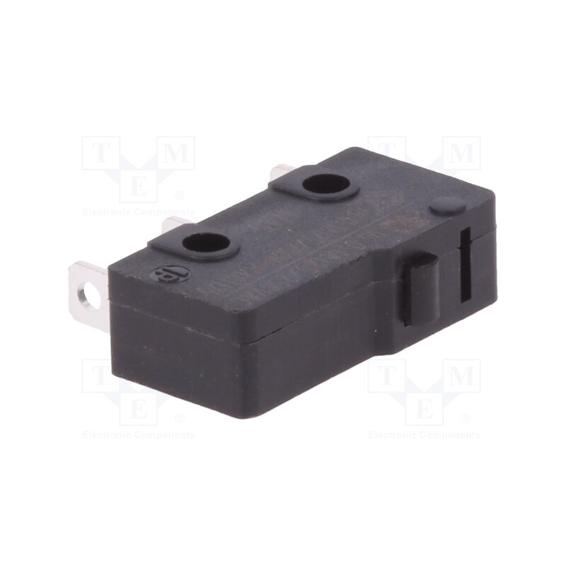 1 pcs x C&K - LCA01150P00SC - Microswitch SNAP ACTION, 0.1A/250VAC, without lever, SPDT, Pos: 2