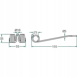 Deutz Fahr pick-up finger we311 we312 we321