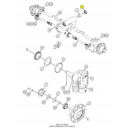 Seal of cva cat axle suspension bushing