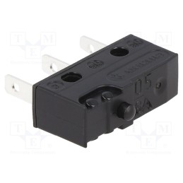1 pcs x ZF - DB2C-B1AA - Microswitch SNAP ACTION, 10A/250VAC, 0.1A/80VDC, without lever