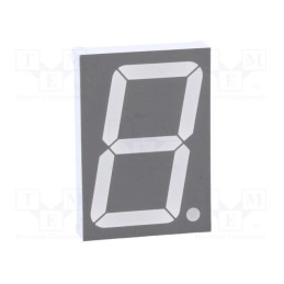 1 pcs x LUCKYLIGHT - KW1-1501ASA - Display: LED, 7-segment, 38.1mm, 1.5', No.char: 1, red, 5.5÷6.5mcd