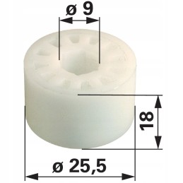 Plastic roll of the grammer chair