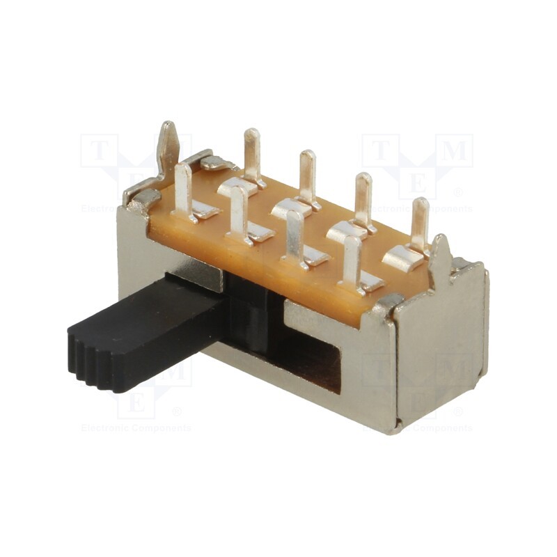 1 pcs x CANAL ELECTRONIC - SL13-213C - Switch: slide, Pos: 3, DP3T, 1A/125VDC, ON-ON-ON, THT, -20÷60°C, 50mΩ