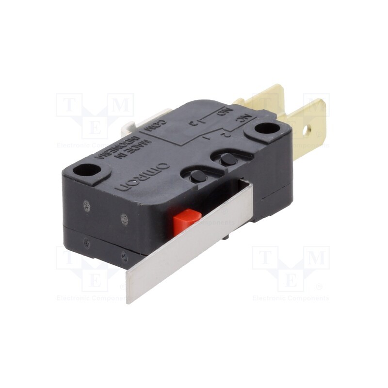 1 pcs x OMRON OCB - D3V-162-1C4 - Microswitch SNAP ACTION, 16A/250VAC, 10A/30VDC, with lever, SPDT