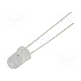 1 pcs x LUCKYLIGHT - LL-F506RGBC2E-F1 - LED, 5mm, RGB, blinking,tricolour, 30°, 3÷5.5V, 20mA, Front: convex
