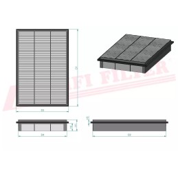 Hifi filter sc 80020 cabin filter