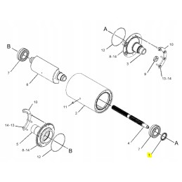 Cat excavator pump seal 2088240 oem