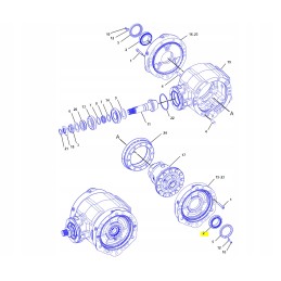 Cat backhoe loader bearing