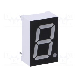 1 pcs x OPTO Plus LED - OPD-S5621UPG-BW - Display: LED, 7-segment, 14.2mm, 0.56', No.char: 1, green, 160mcd