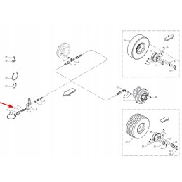 B01442015r hydraulic quick coupling washer