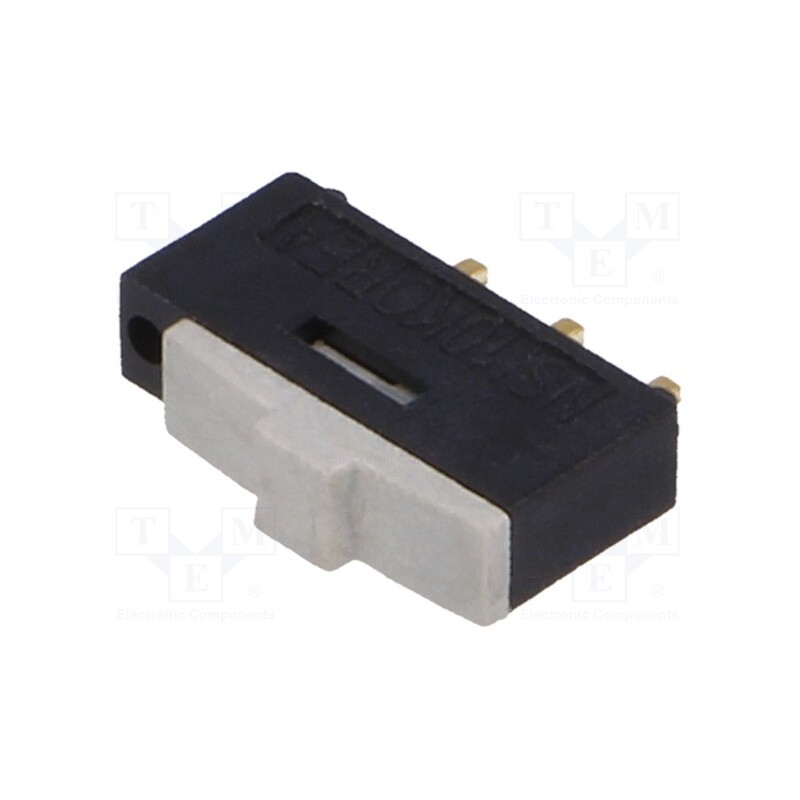 1 pcs x SUNGMUN ELECTRONICS - NSI-10HS - Switch: slide, Pos: 2, 0.3A/24VDC, SMT, Leads: for PCB,angled