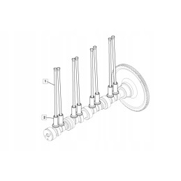 Camshaft pusher cup jcb 320 03524