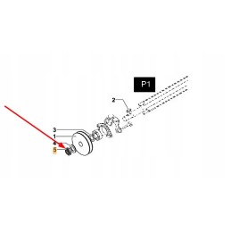 Kb0084011 binding unit nut m24 x 1 5