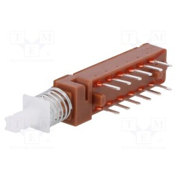 1 pcs x KNITTER-SWITCH - MPBS-42H01-LF-14 - Switch: push-button, Pos: 2, 0.5A/100VAC, 1A/25VDC, ON-ON, PCB,THT