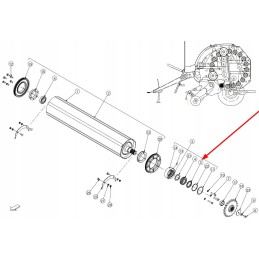 Cbr00061 seal ring 6210av bearing