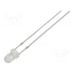 1 pcs x OPTOSUPPLY - OSV1YL3131A - LED, UV, 30°, 20mA, P: 114mW, 360÷370nm, 3÷3.8VDC, THT