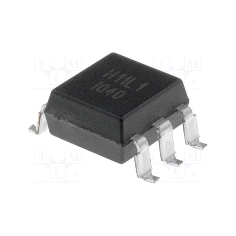 1 pcs x ISOCOM - H11L1SM - Optocoupler, SMD, Ch: 1, OUT: Schmitt trigger, SMD6, H11L1