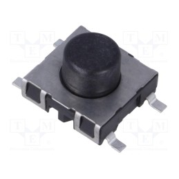 1 pcs x SCHURTER - 1241.1612.11 - Microswitch TACT, SPST-NO, Pos: 2, 0.05A/42VDC, SMT, none, 1.8N