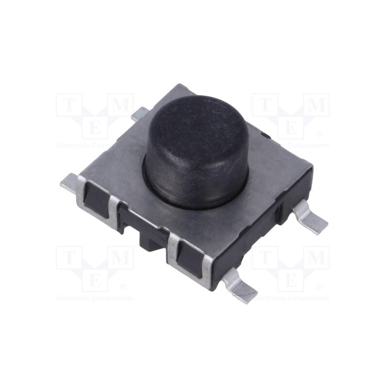 1 pcs x SCHURTER - 1241.1612.11 - Microswitch TACT, SPST-NO, Pos: 2, 0.05A/42VDC, SMT, none, 1.8N