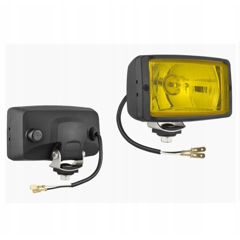 Yellow halogen road headlight hm2 19371 wesem