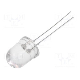 1 pcs x OPTOSUPPLY - OST1MCA131A - LED, 10mm, RGB, blinking,tricolour, 30°, 3.8÷5V, 20mA, Front: convex